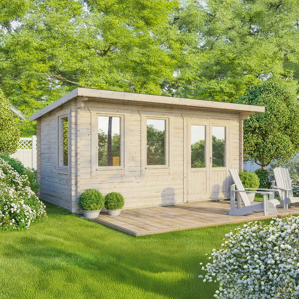 Power Pent Classic Log Cabin - 44mm