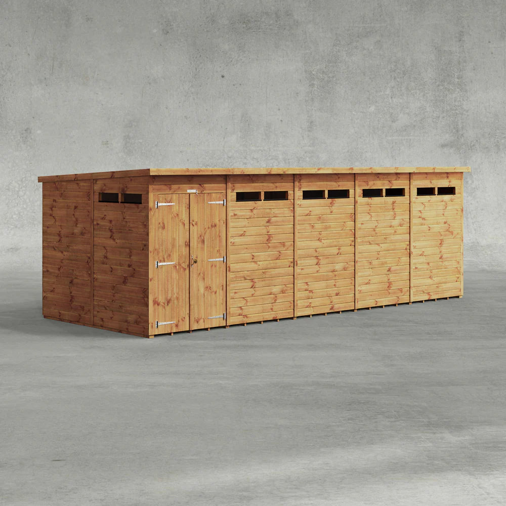 Pent Security Shed