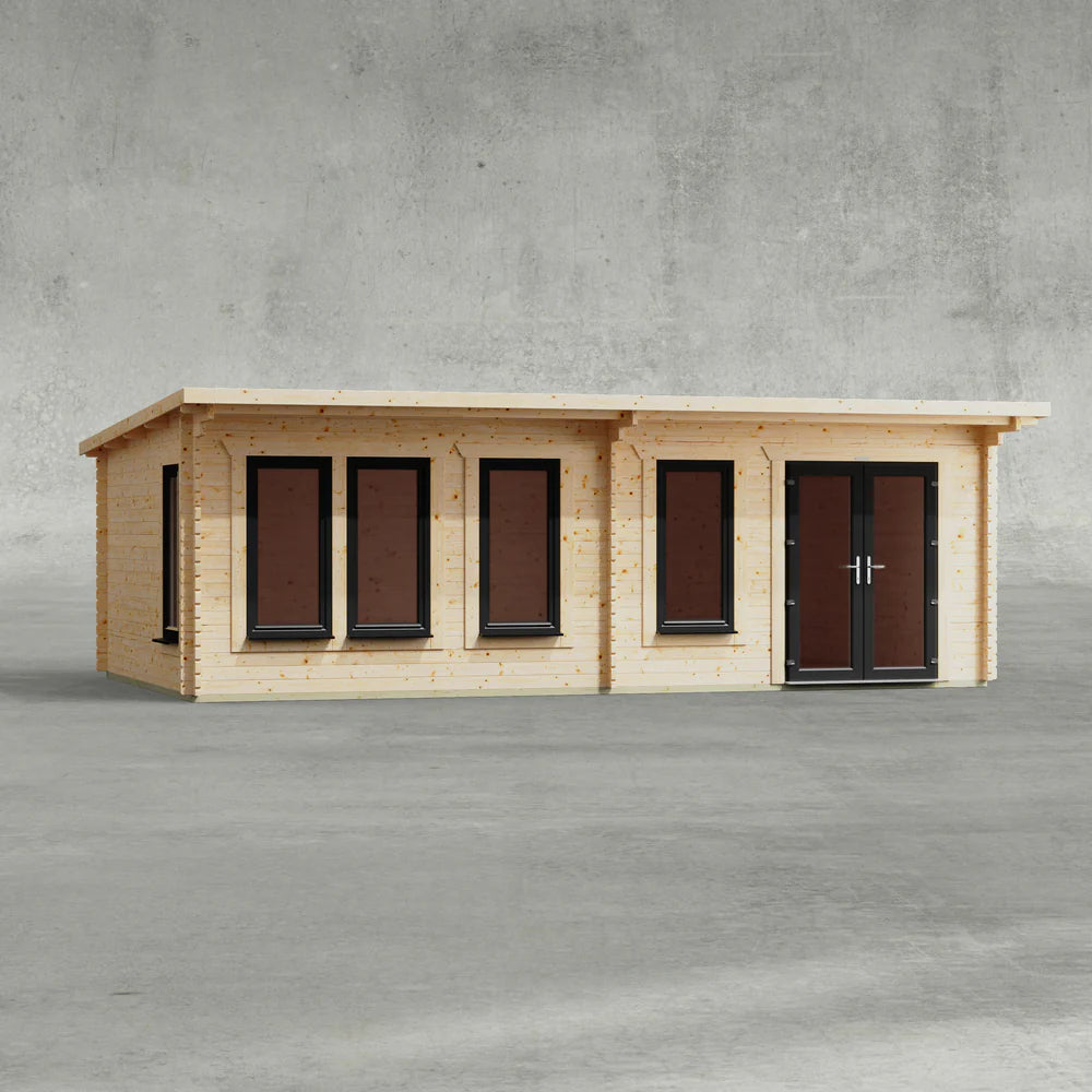 Pent Manor Log Cabin - 44mm