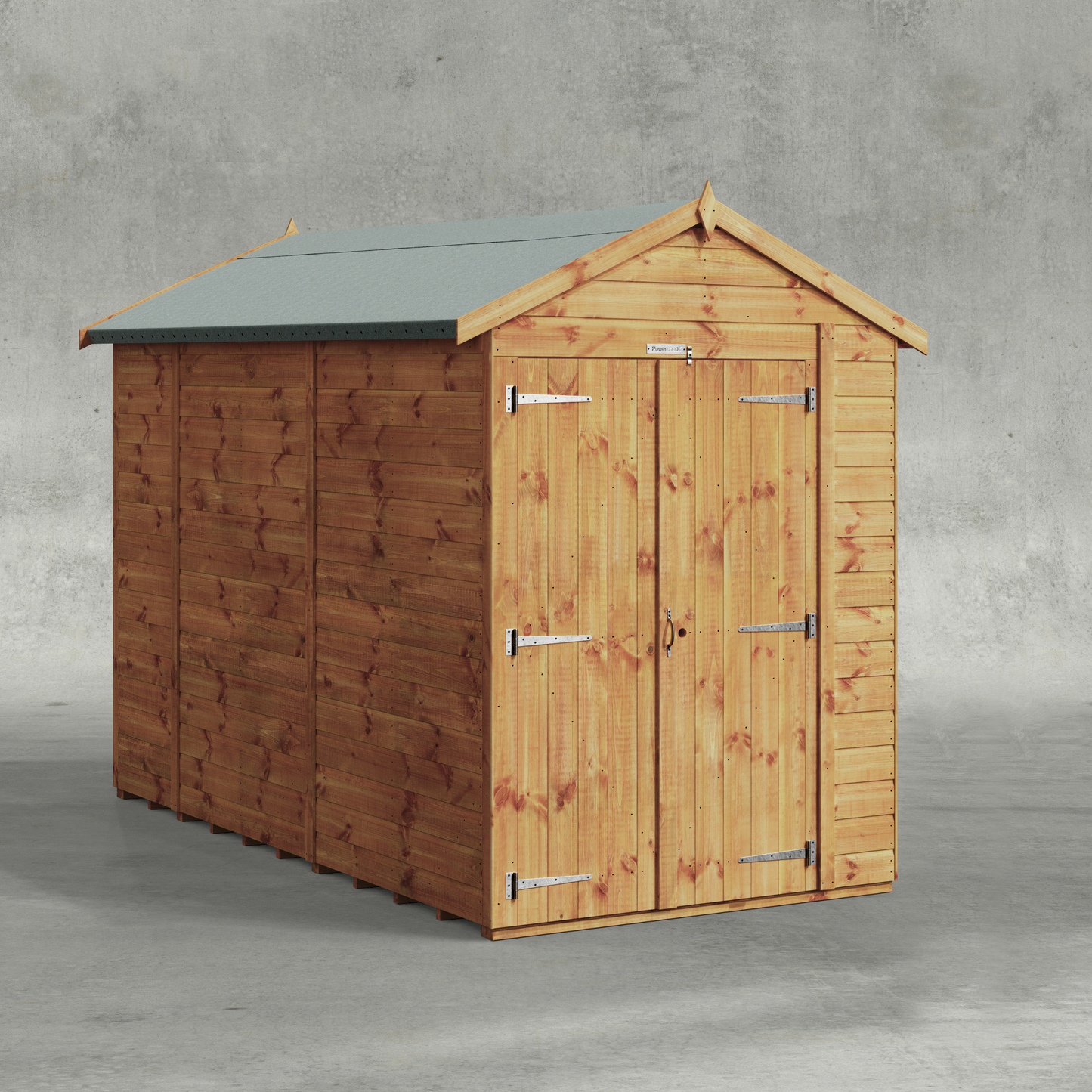 Power Shiplap Apex Shed