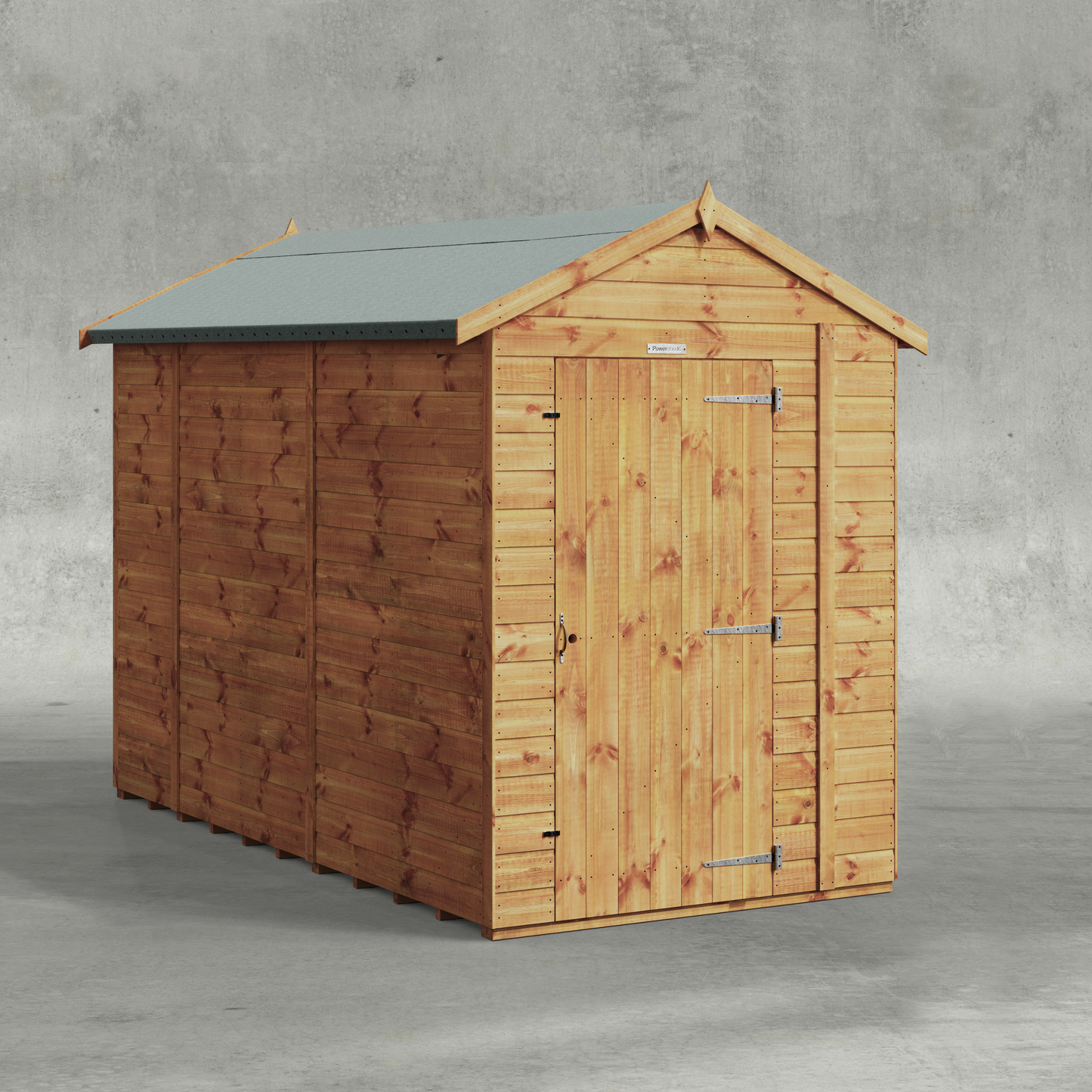 Power Shiplap Apex Shed