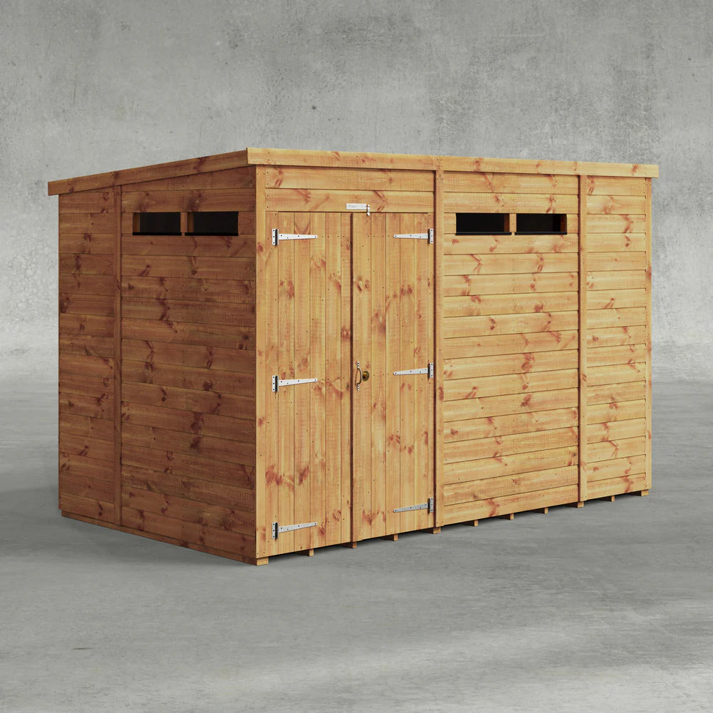 Pent Security Shed