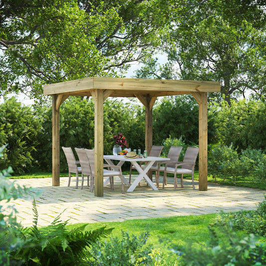 Powersheds Flat Roof Gazebo