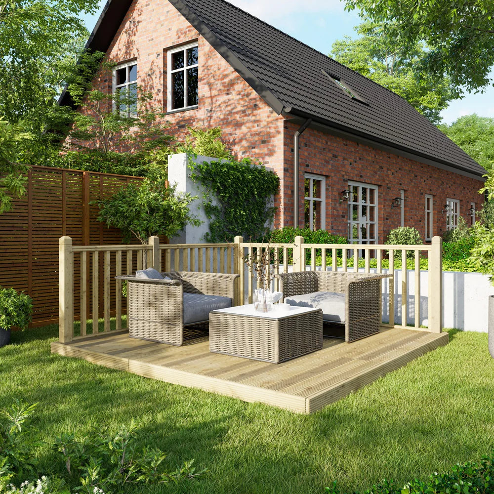 Decking Kit with Two-Sided Handrails