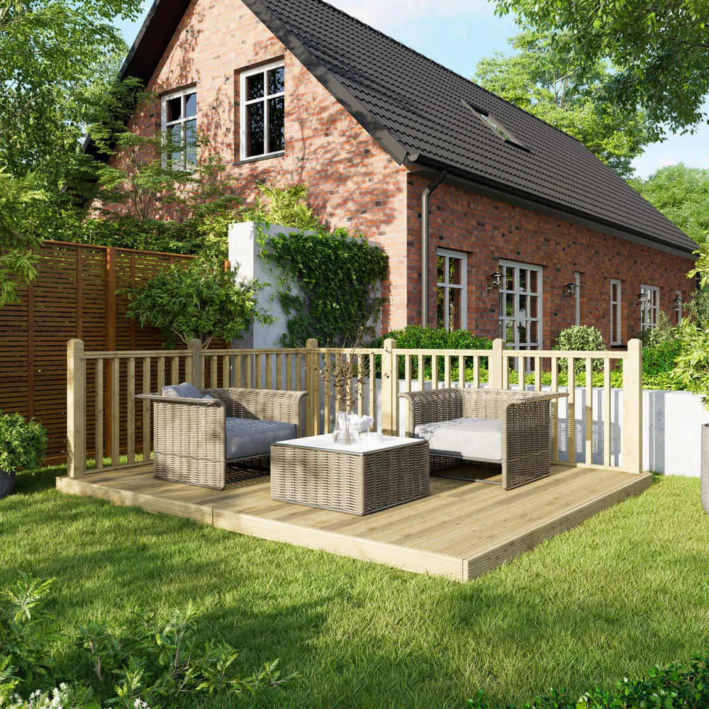 Decking Kit with Two-Sided Handrails