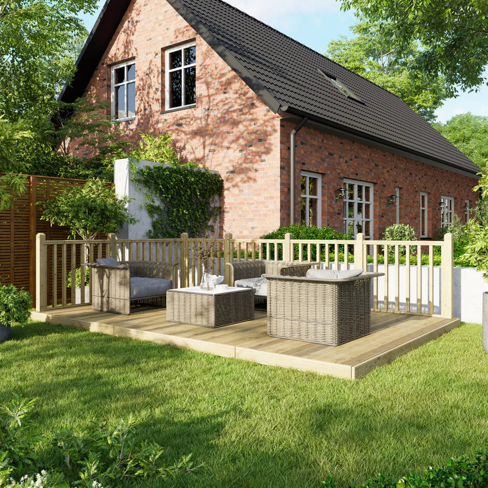 Decking Kit with Two-Sided Handrails