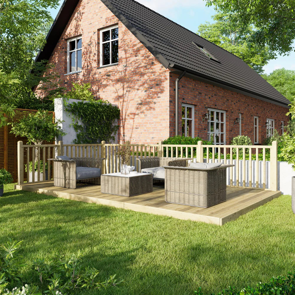 Decking Kit with Two-Sided Handrails