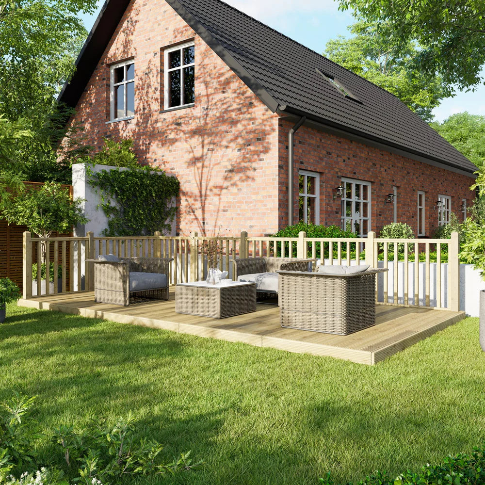 Decking Kit with Two-Sided Handrails