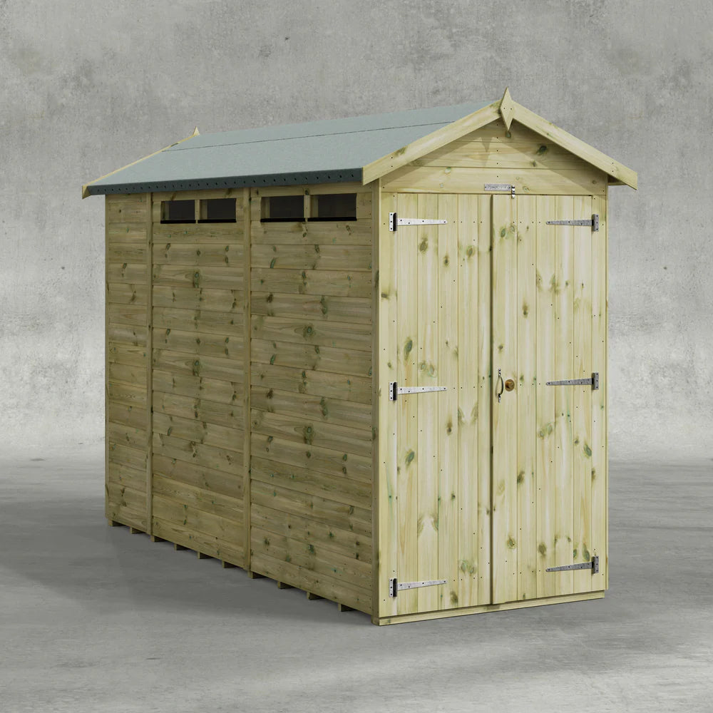 Premium Apex Security Shed
