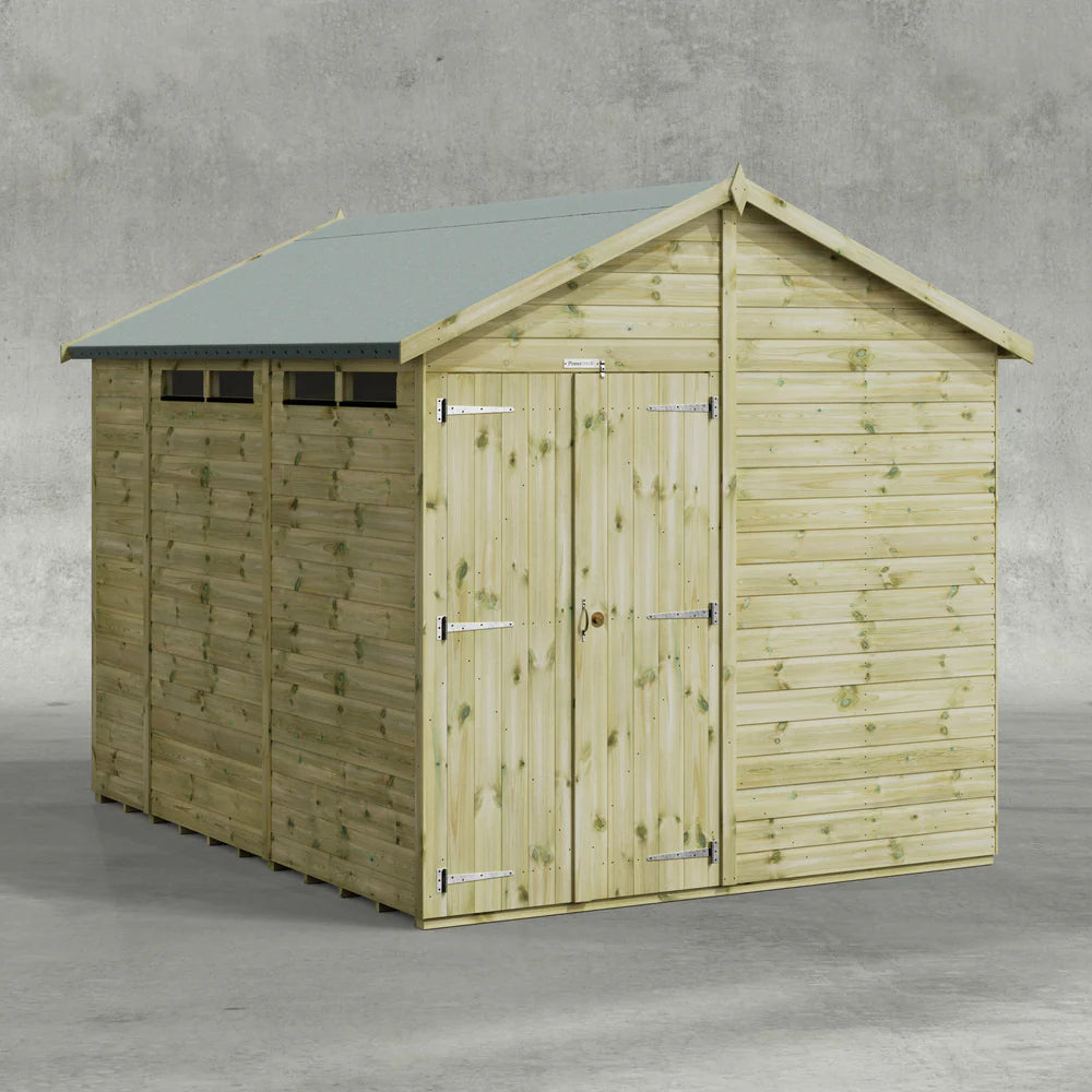 Premium Apex Security Shed