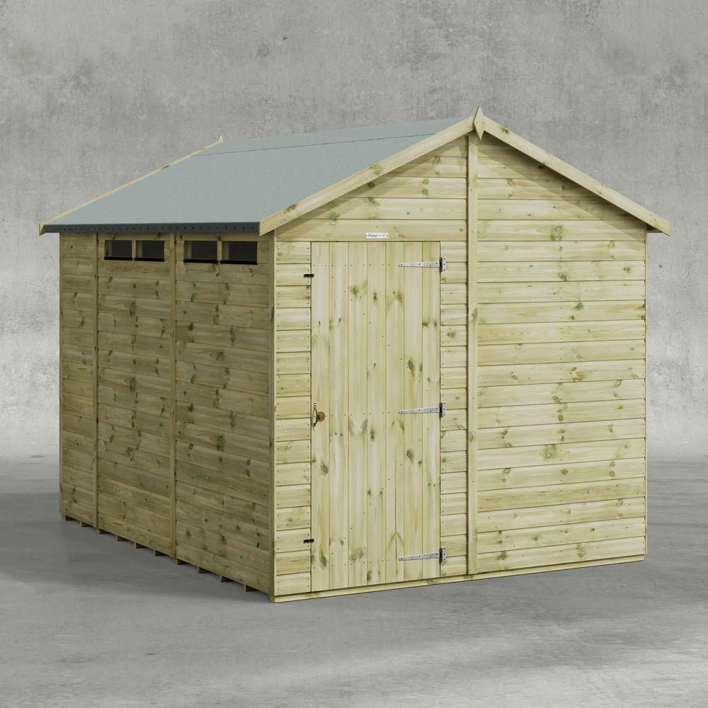 Premium Apex Security Shed