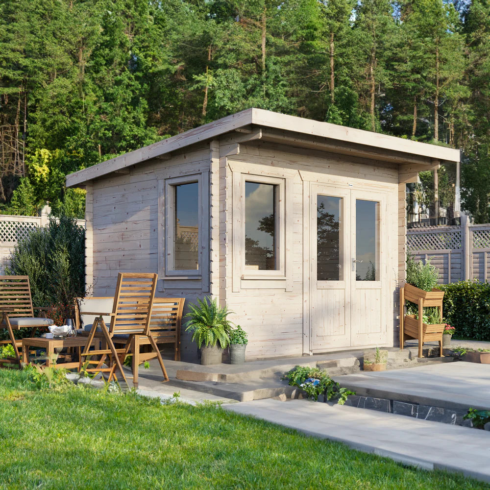 Power Pent Classic Log Cabin - 44mm