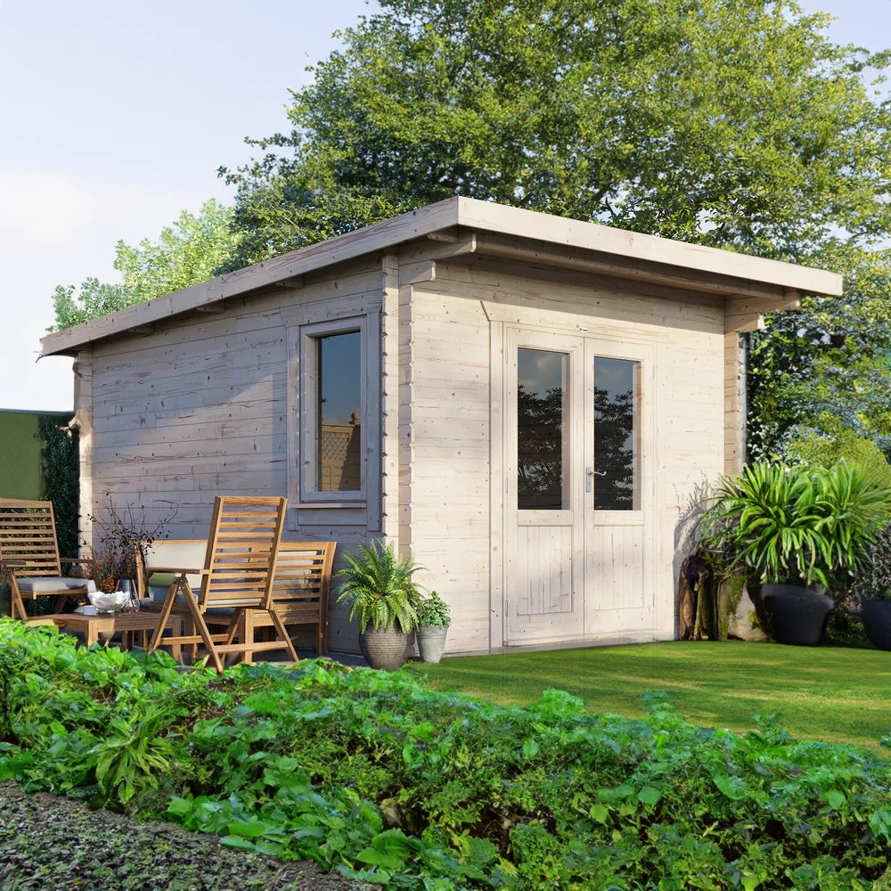 Power Pent Classic Log Cabin - 44mm