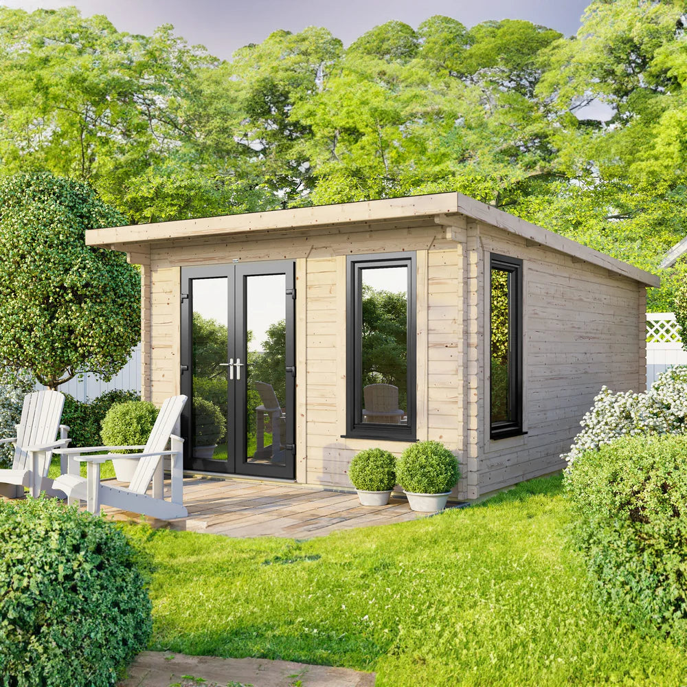 Power Pent Log Cabin - 44mm