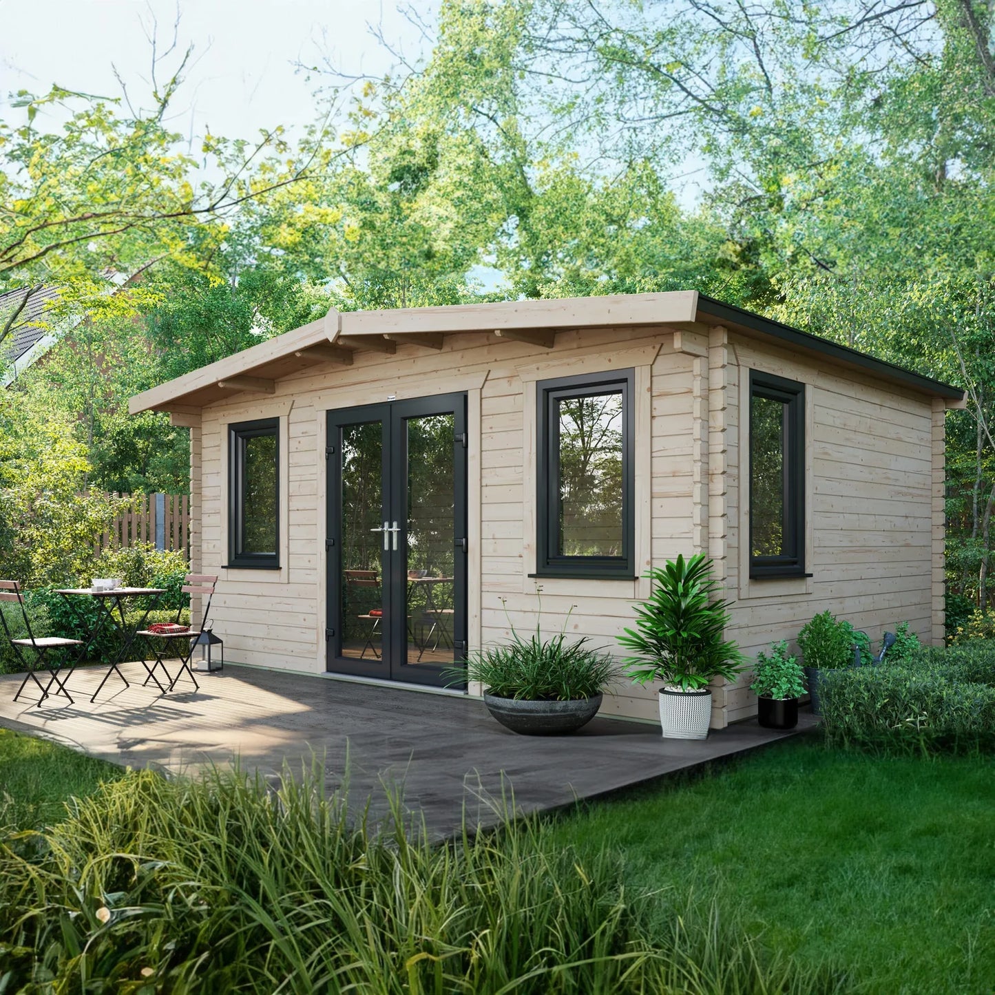 Chalet Log Cabin – 44mm