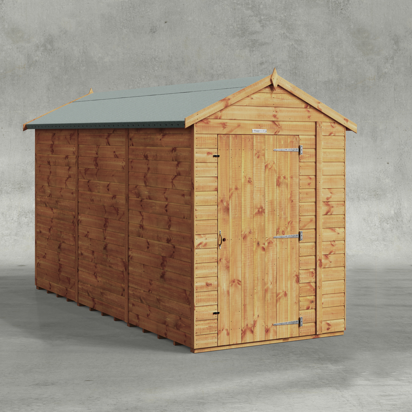 Power Shiplap Apex Shed