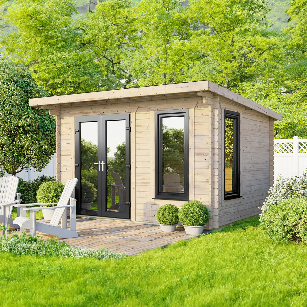 Power Pent Log Cabin - 44mm