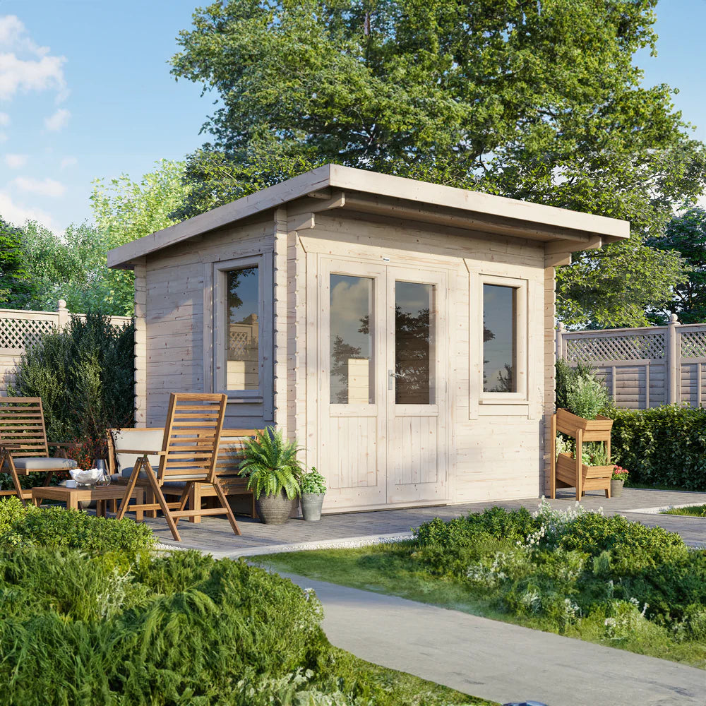 Power Pent Classic Log Cabin - 44mm