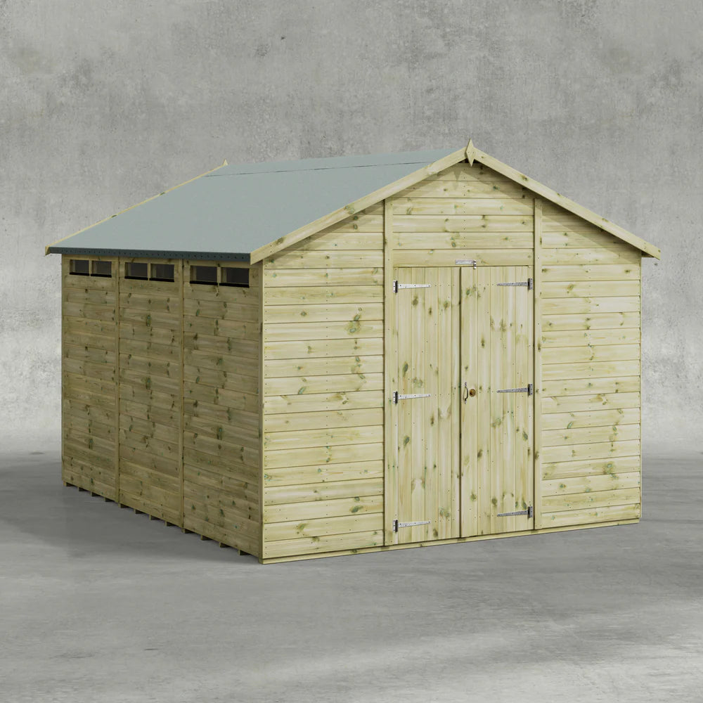Premium Apex Security Shed