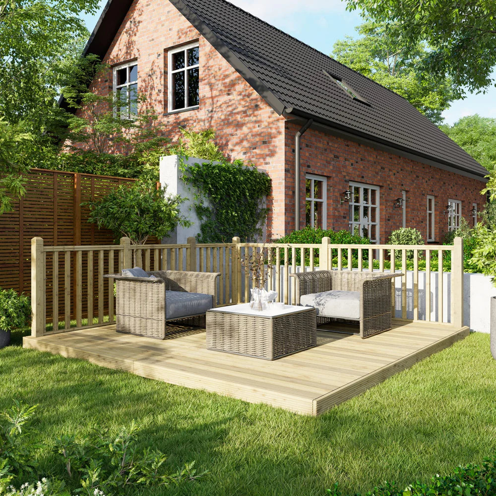 Decking Kit with Two-Sided Handrails