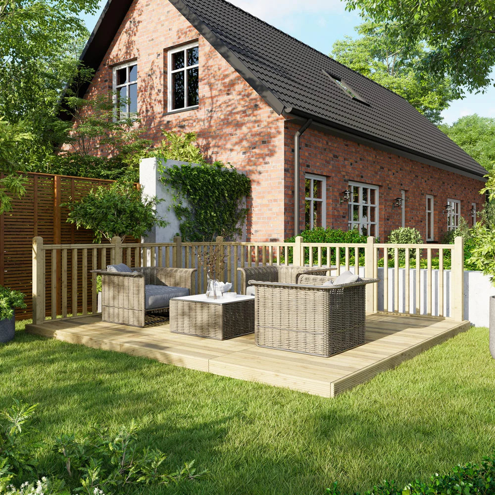 Decking Kit with Two-Sided Handrails