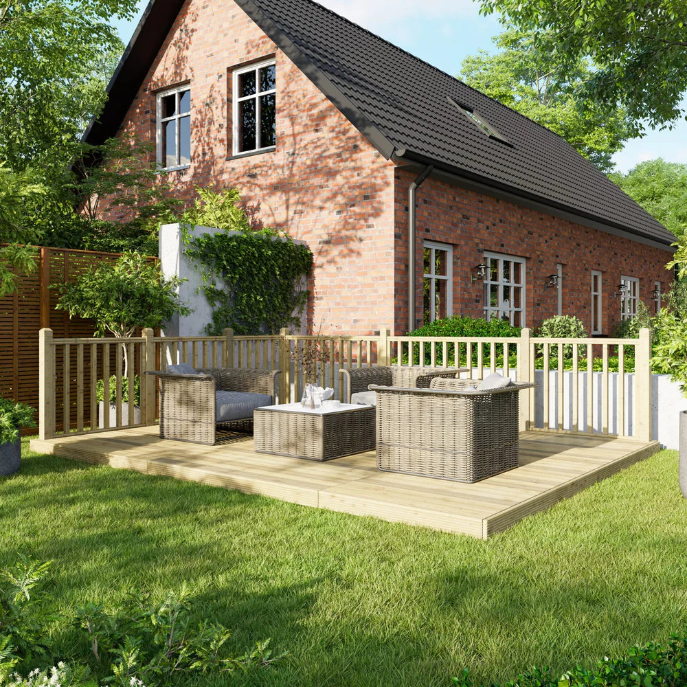 Decking Kit with Two-Sided Handrails
