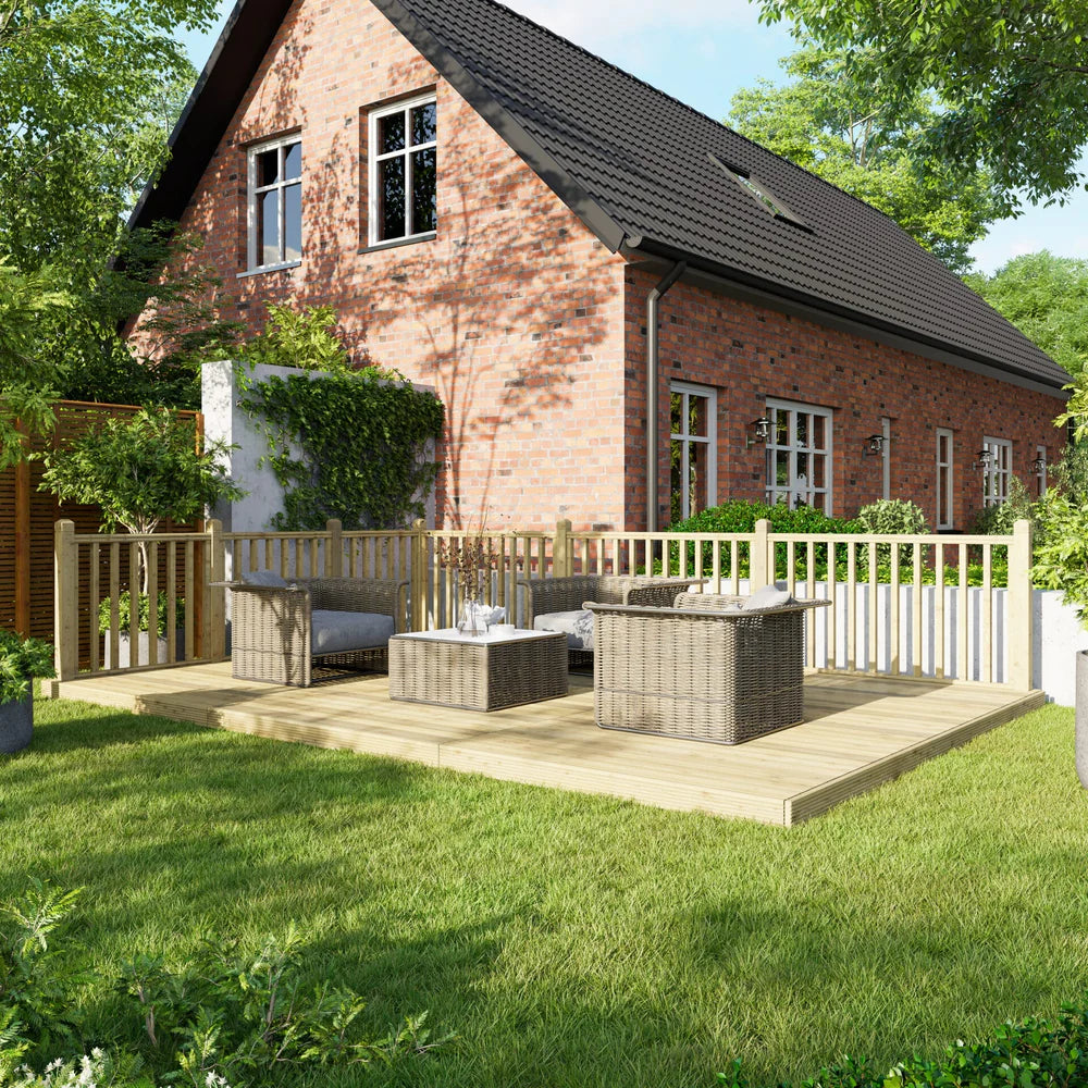 Decking Kit with Two-Sided Handrails