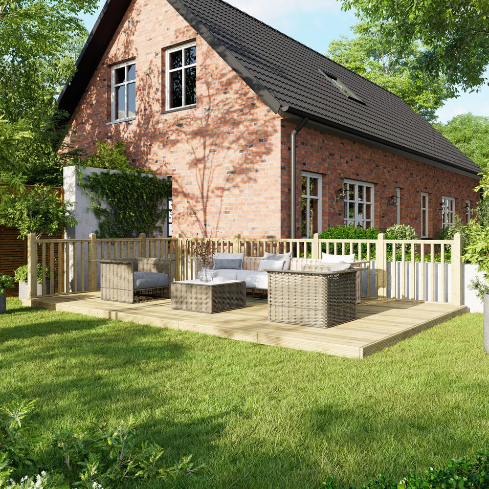 Decking Kit with Two-Sided Handrails