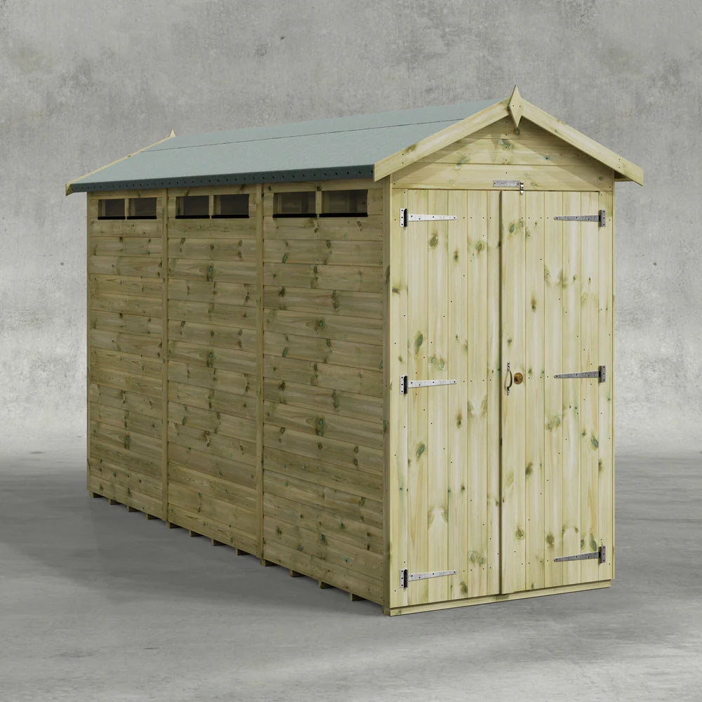 Premium Apex Security Shed