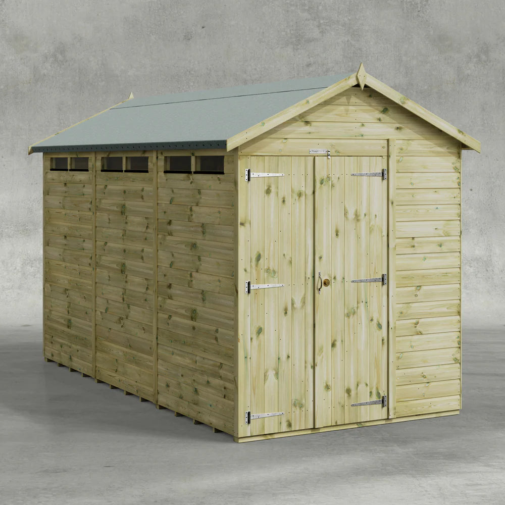 Premium Apex Security Shed