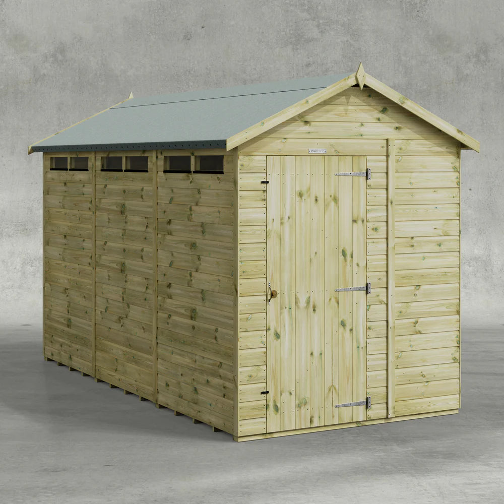 Premium Apex Security Shed