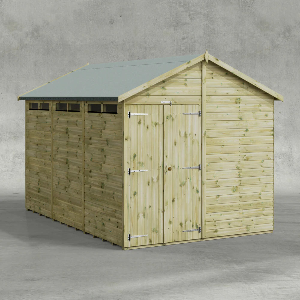 Premium Apex Security Shed