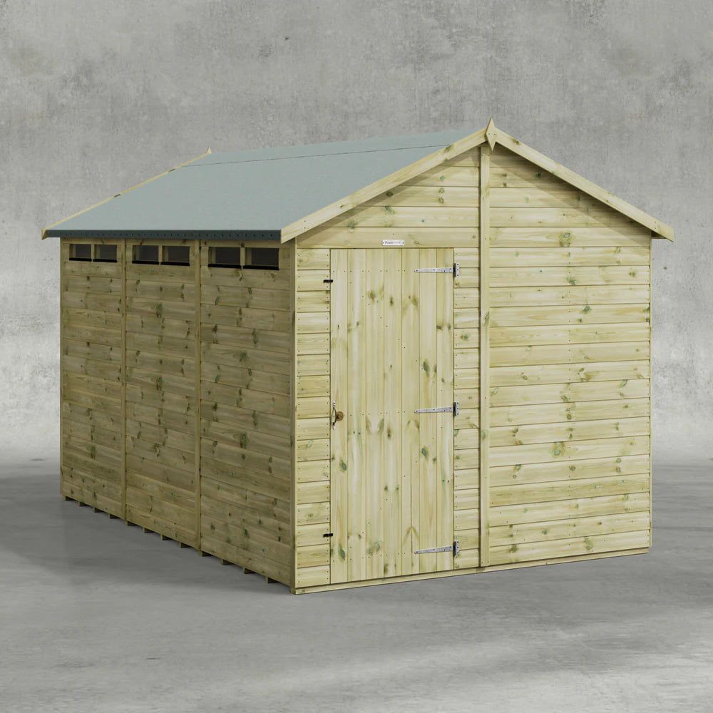 Premium Apex Security Shed