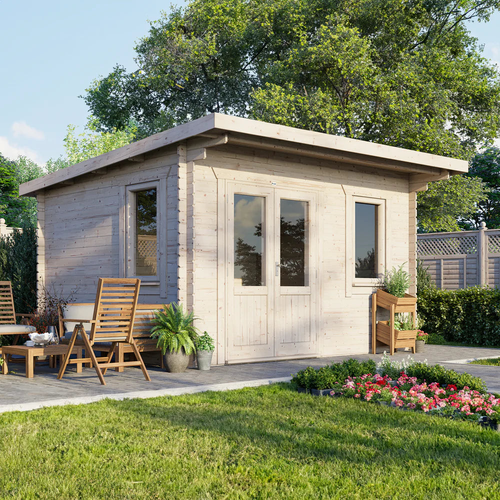 Power Pent Classic Log Cabin - 44mm