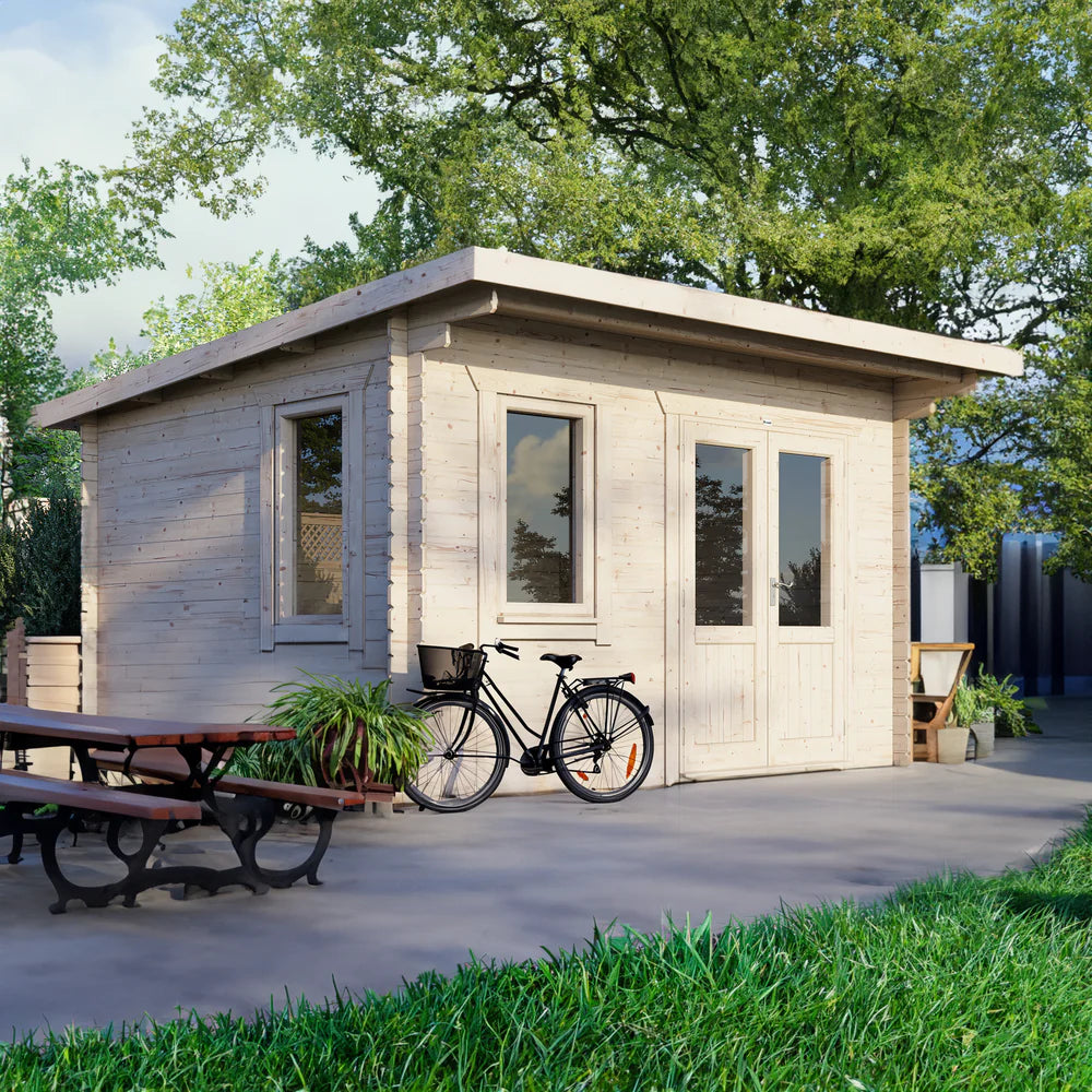Power Pent Classic Log Cabin - 44mm