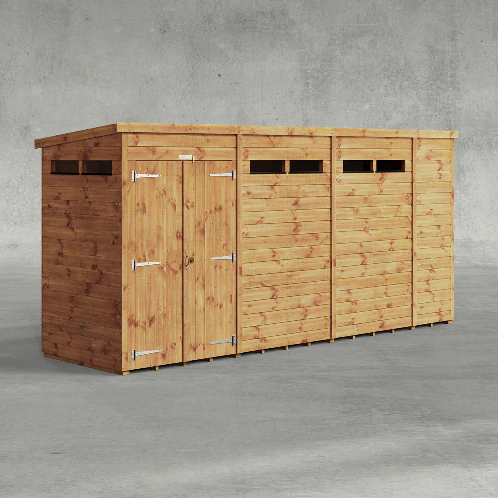 Pent Security Shed