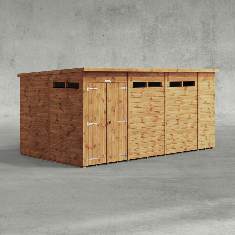 Pent Security Shed
