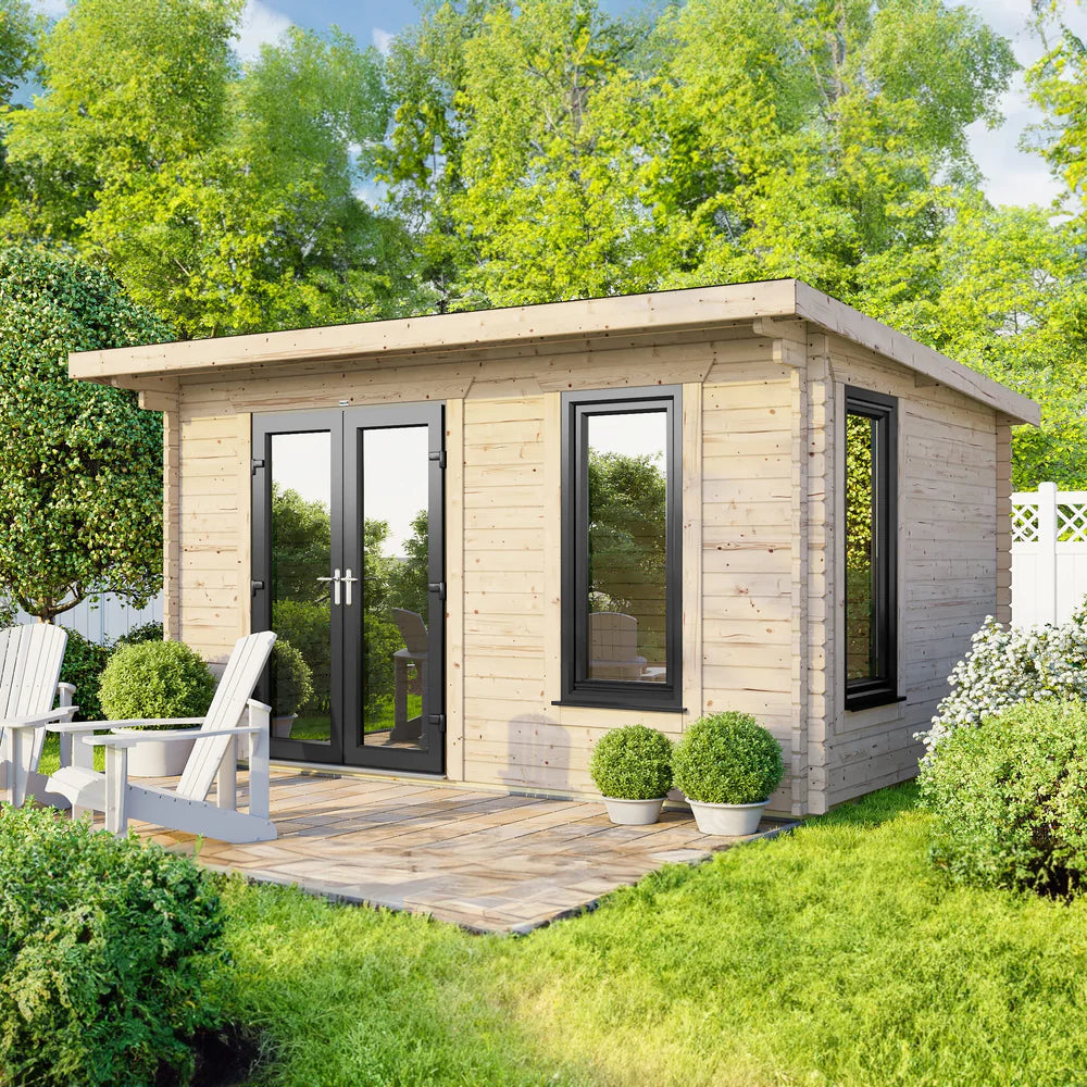 Power Pent Log Cabin - 44mm