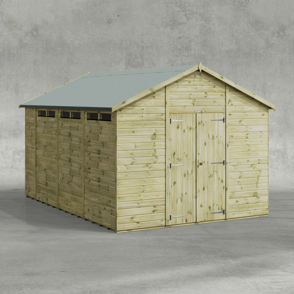 Premium Apex Security Shed