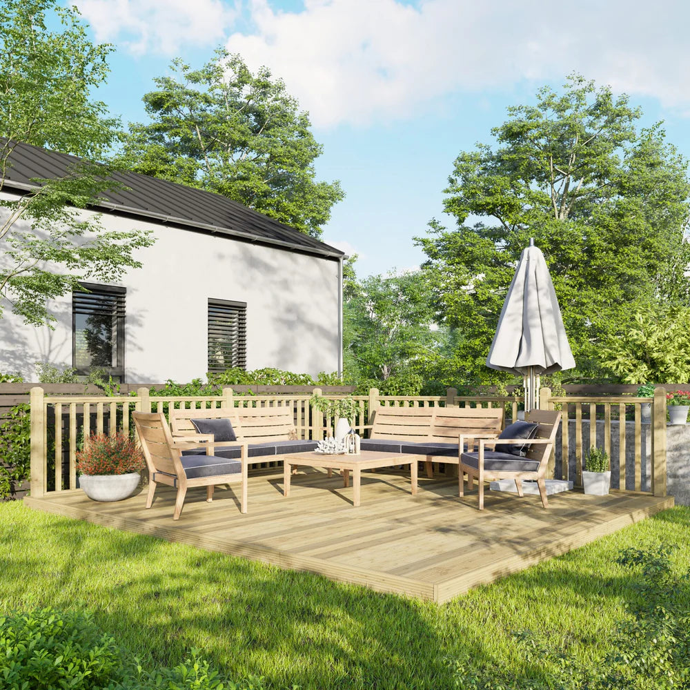 Decking Kit with Two-Sided Handrails