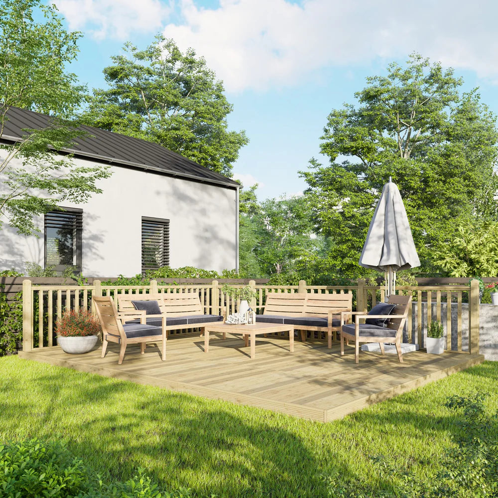 Decking Kit with Two-Sided Handrails