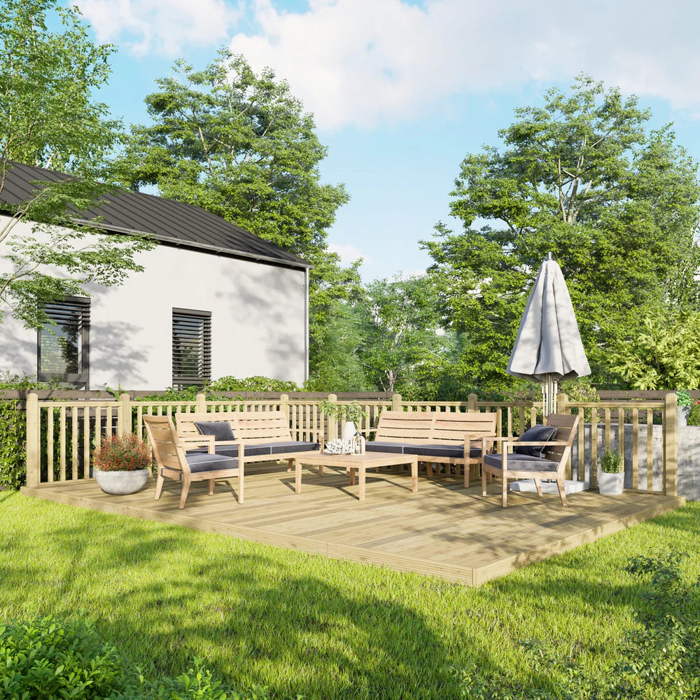 Decking Kit with Two-Sided Handrails