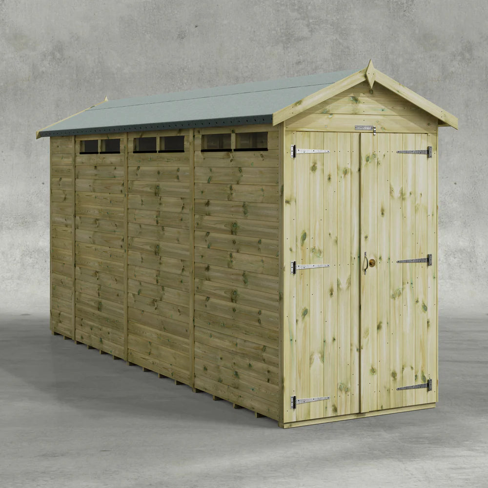 Premium Apex Security Shed