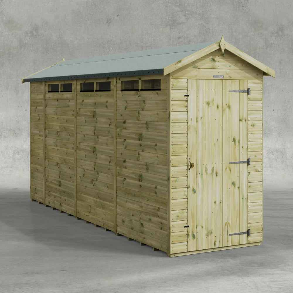 Premium Apex Security Shed