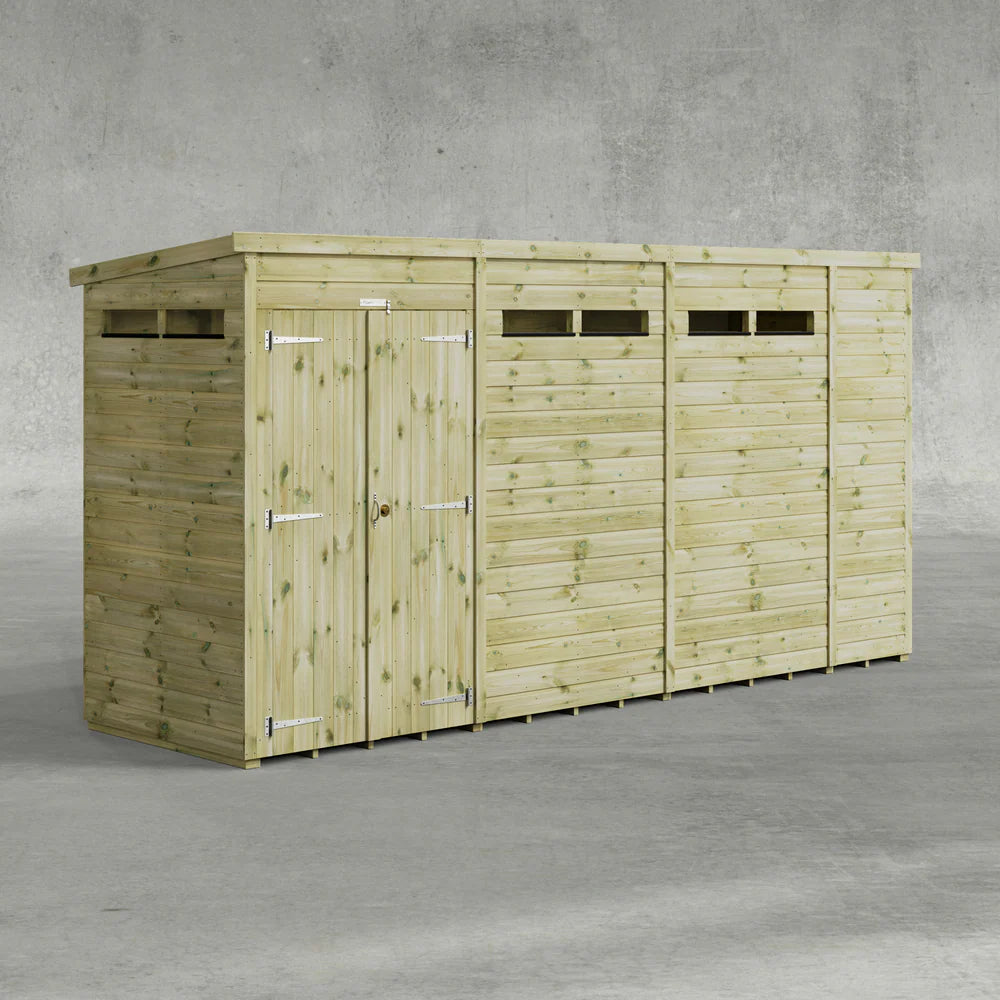 Premium Pent Security Shed