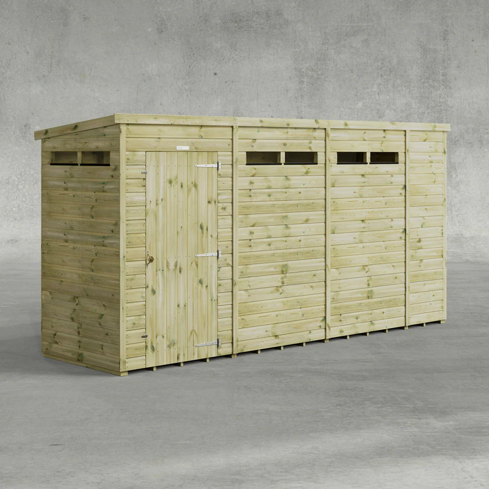Premium Pent Security Shed