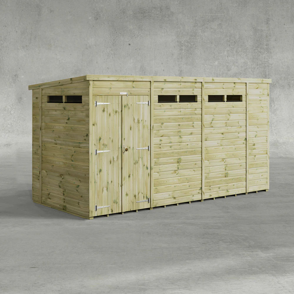 Premium Pent Security Shed