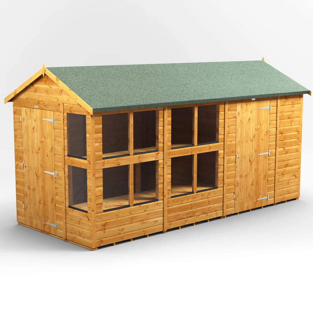 Power Apex Potting Shed Combi (includes Side Store)