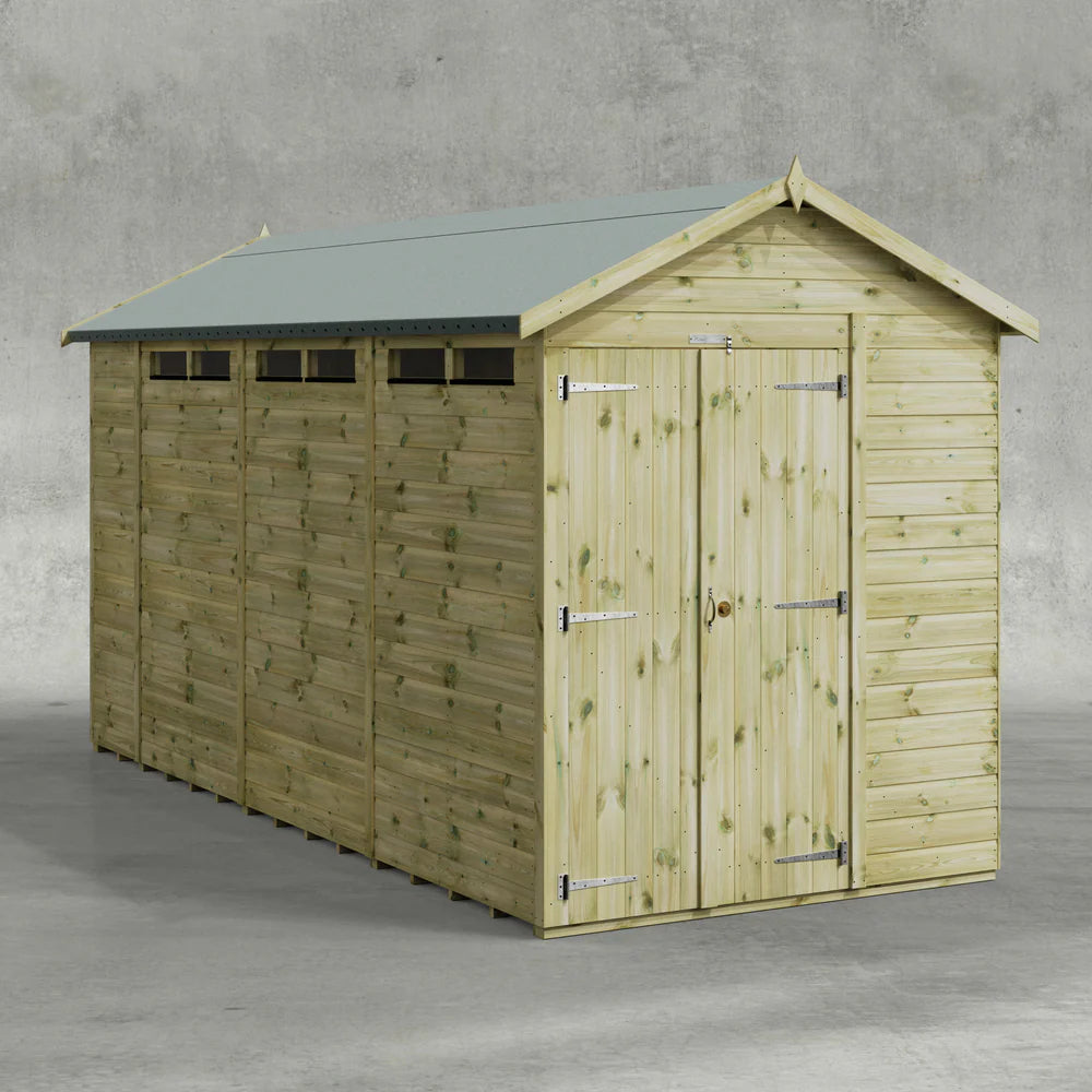 Premium Apex Security Shed