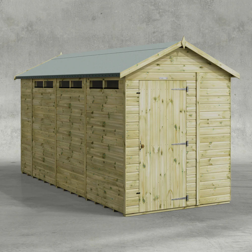 Premium Apex Security Shed